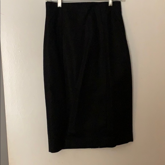 High-waist black pencil skirt - Picture 1 of 3